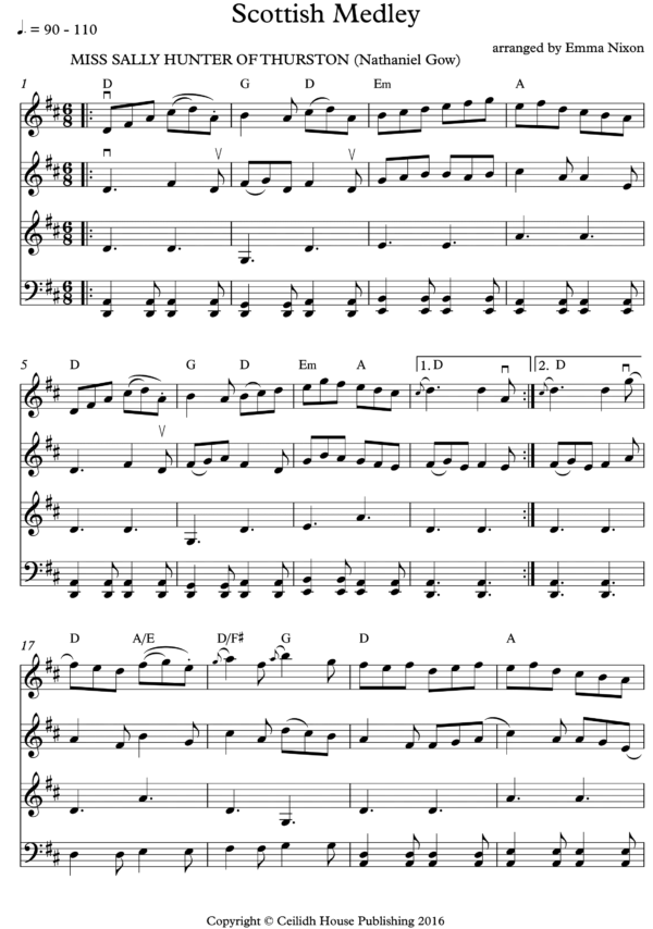 Scottish Medley (parts for ensembles) - Image 2